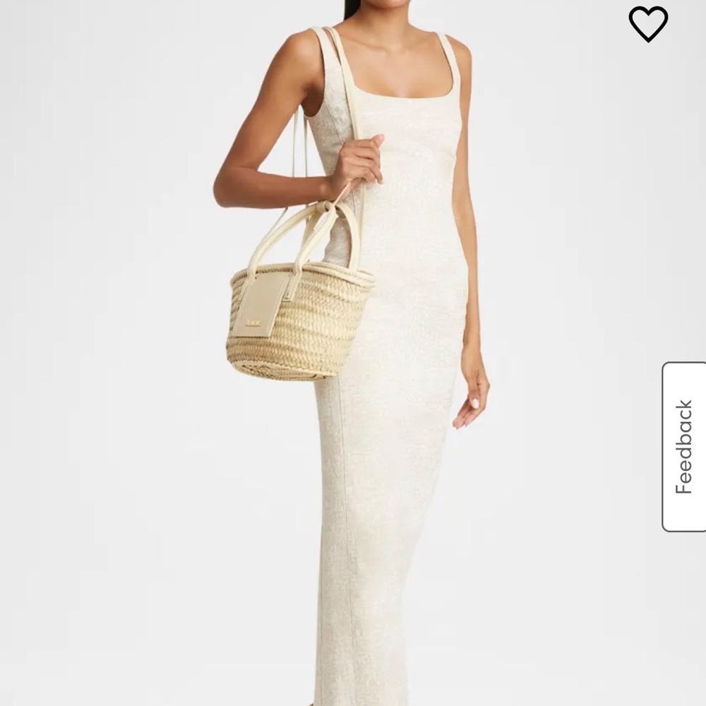 Jacquemus Le Petit Panier Soli Wicker Top Handle Bag broken piece on back!! - Picture 5 of 17
